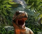 Тиранозавр Рекс с открытым ртом